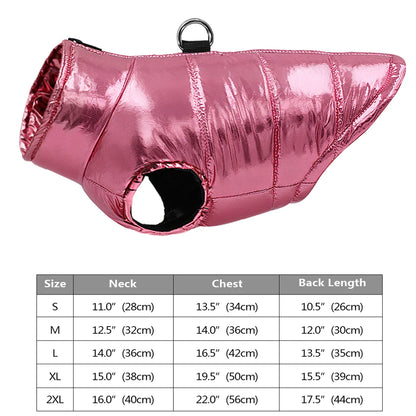 Winter Reflective Harness Waterproof Dogs Vest