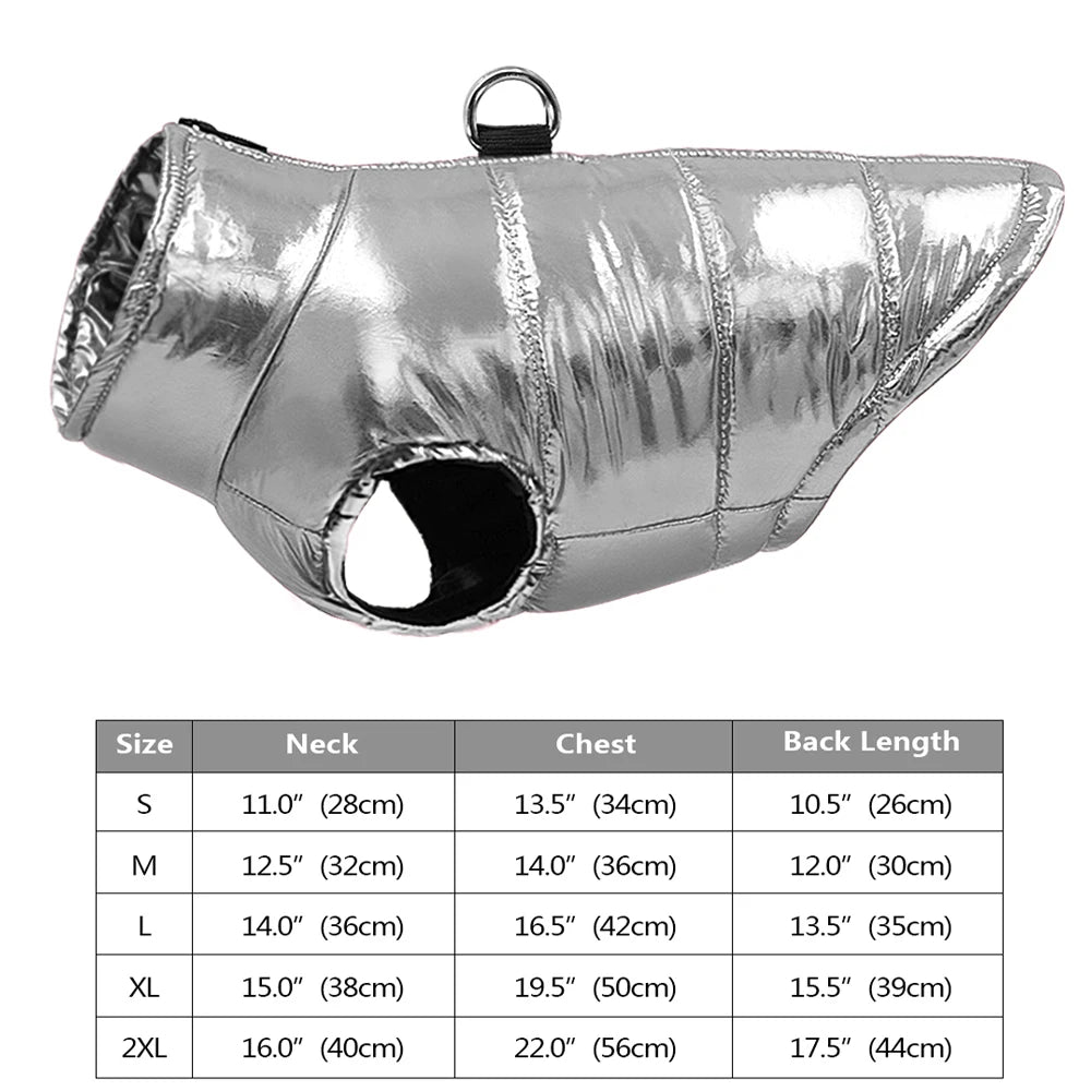 Winter Reflective Harness Waterproof Dog Vest