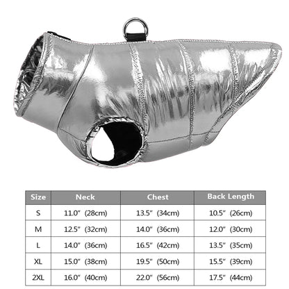 Winter Reflective Harness Waterproof Dog Vest