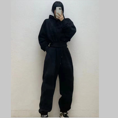 Winter/Spring Women's Fleece Tracksuit Set
