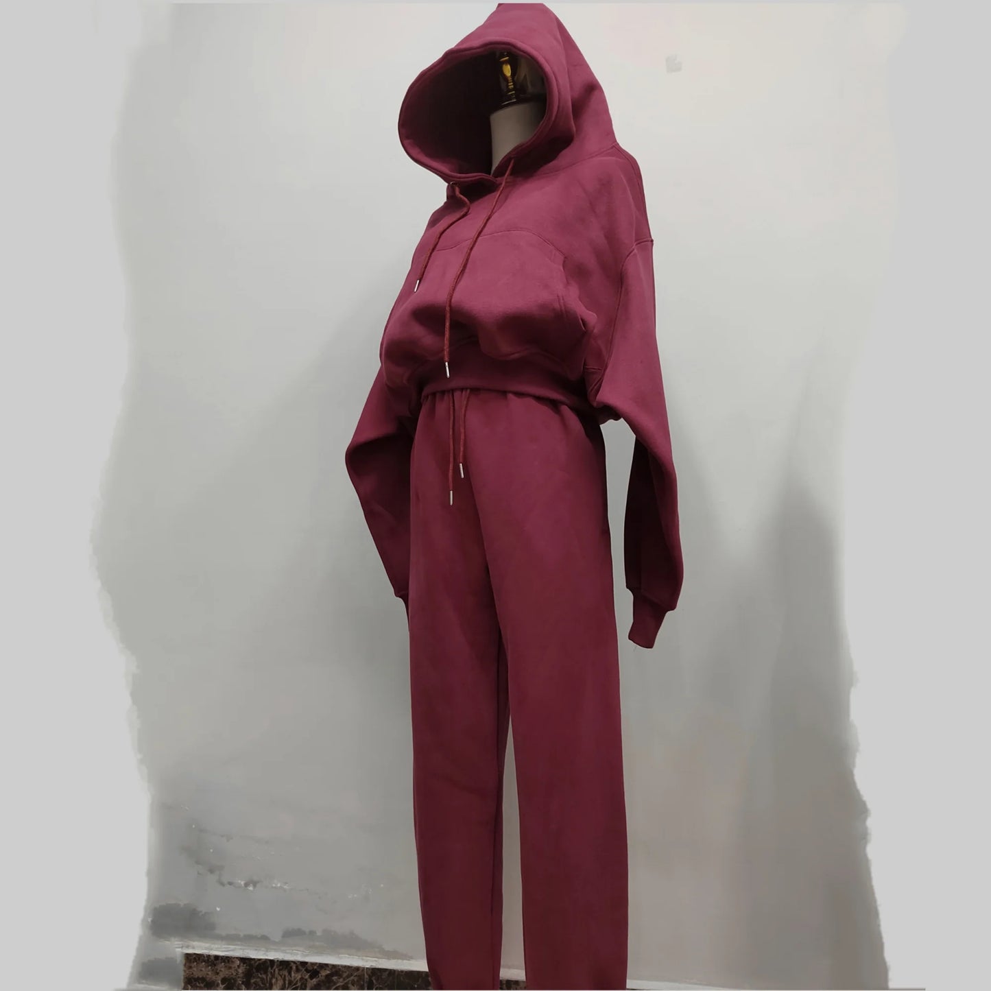 Winter/Spring Women's Fleece Tracksuit Set