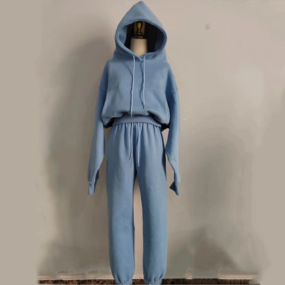 Winter/Spring Women's Fleece Tracksuit Set