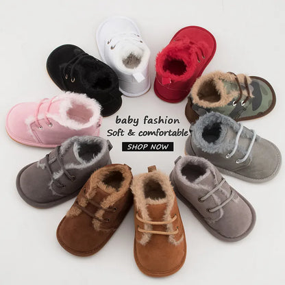 Winter Warm Cotton Anti-slip Sole Toddler Shoes