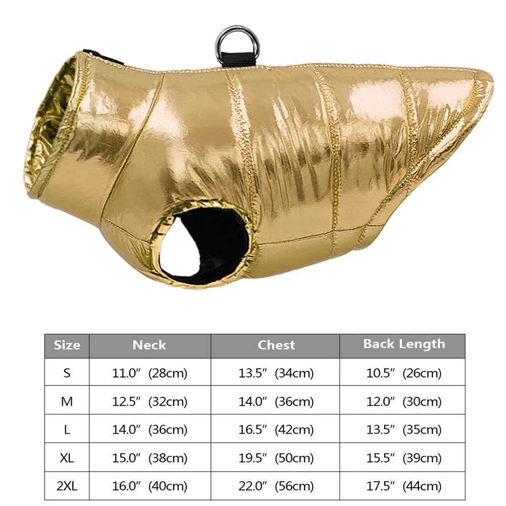 Winter Reflective Harness Waterproof Dog Vest