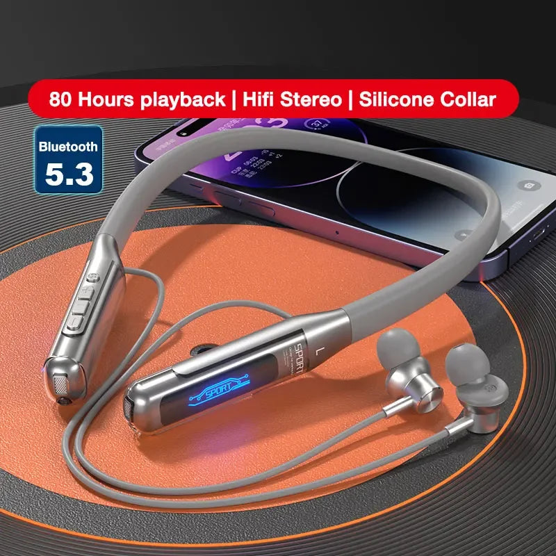Wireless Bass Stereo Neckband Bluetooth Headphone
