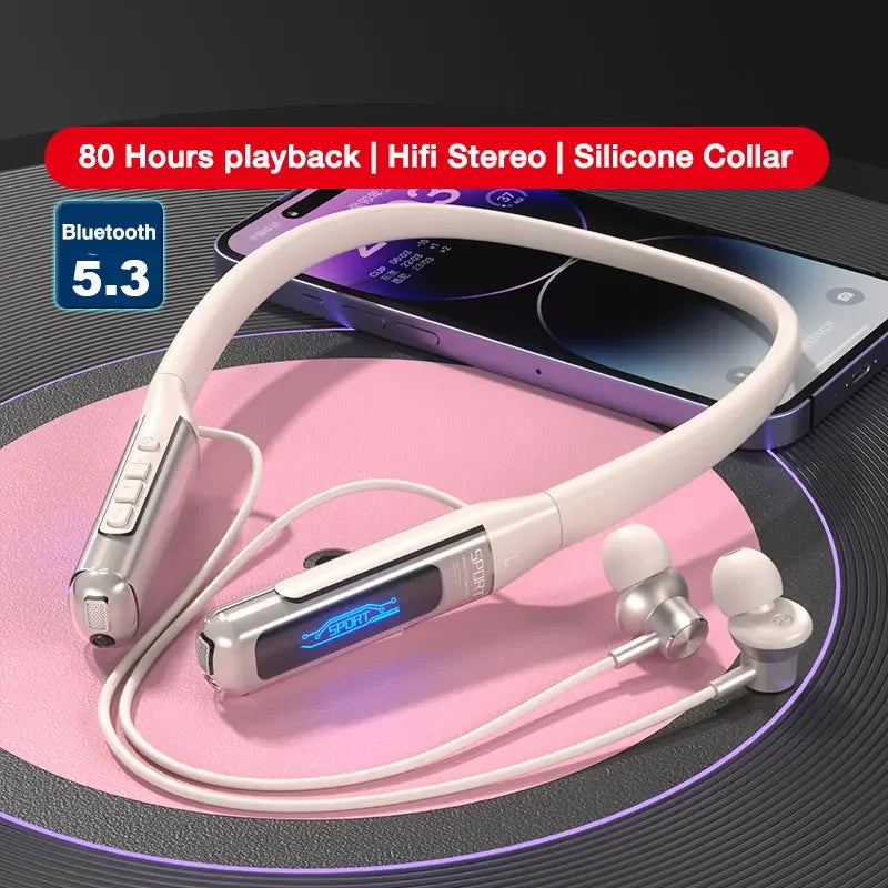 Wireless Bass Stereo Neckband Bluetooth Headphone
