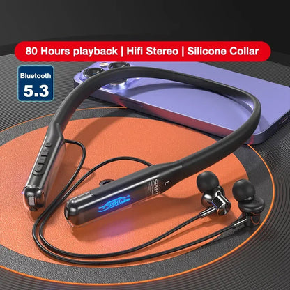 Wireless Bass Stereo Neckband Bluetooth Headphone
