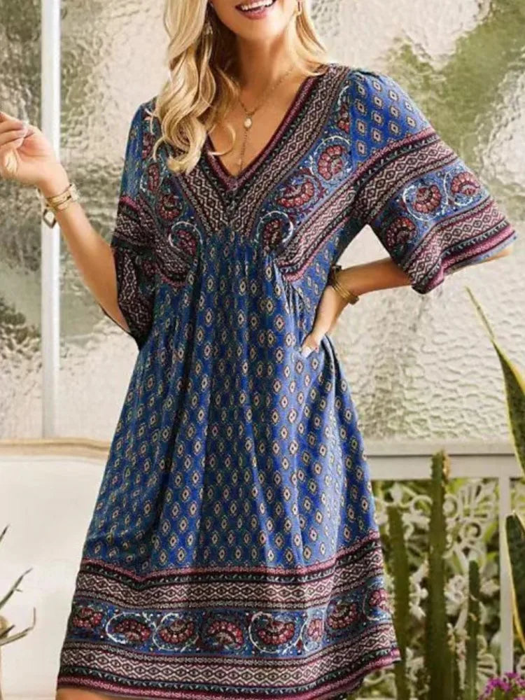 boho mini dress