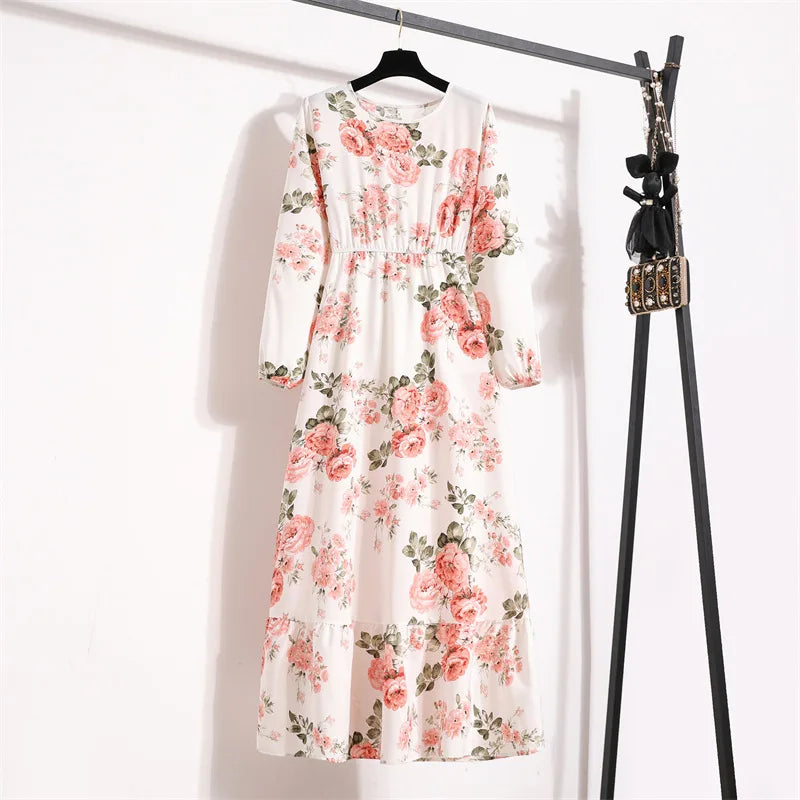 women's floral maxi dress

