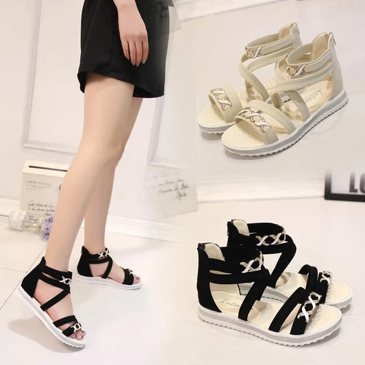 Women Open Toe Wedge Party Sandals