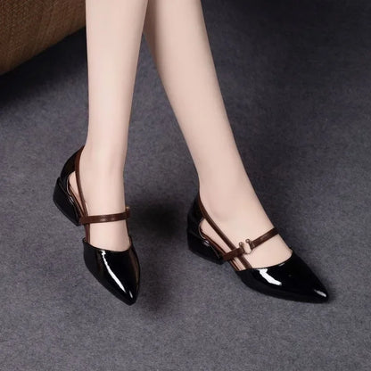 Women Pointed Toe Flat Summer Sandals