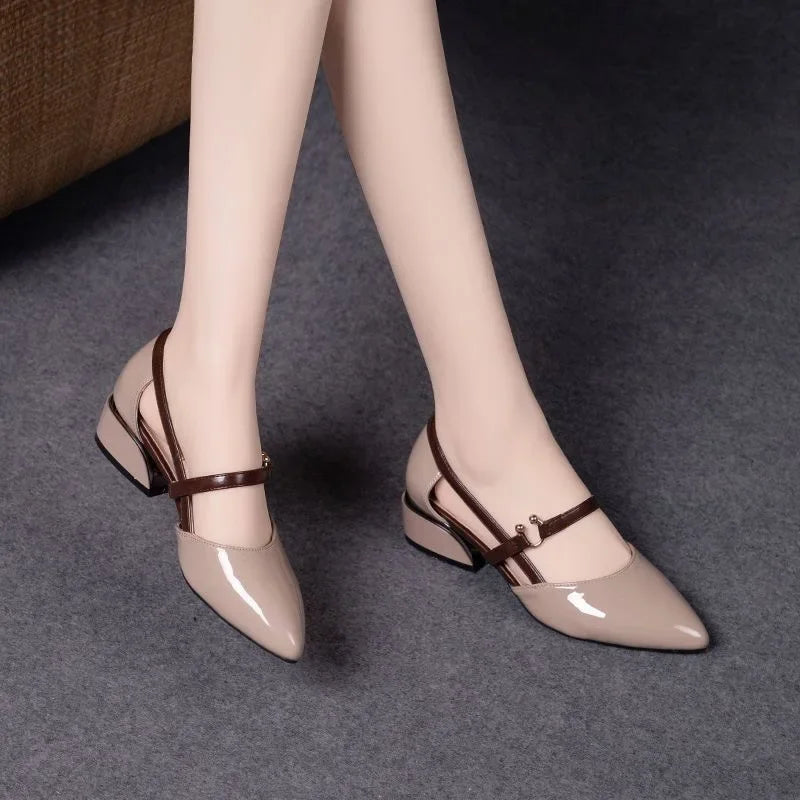 Women Pointed Toe Flat Summer Sandals