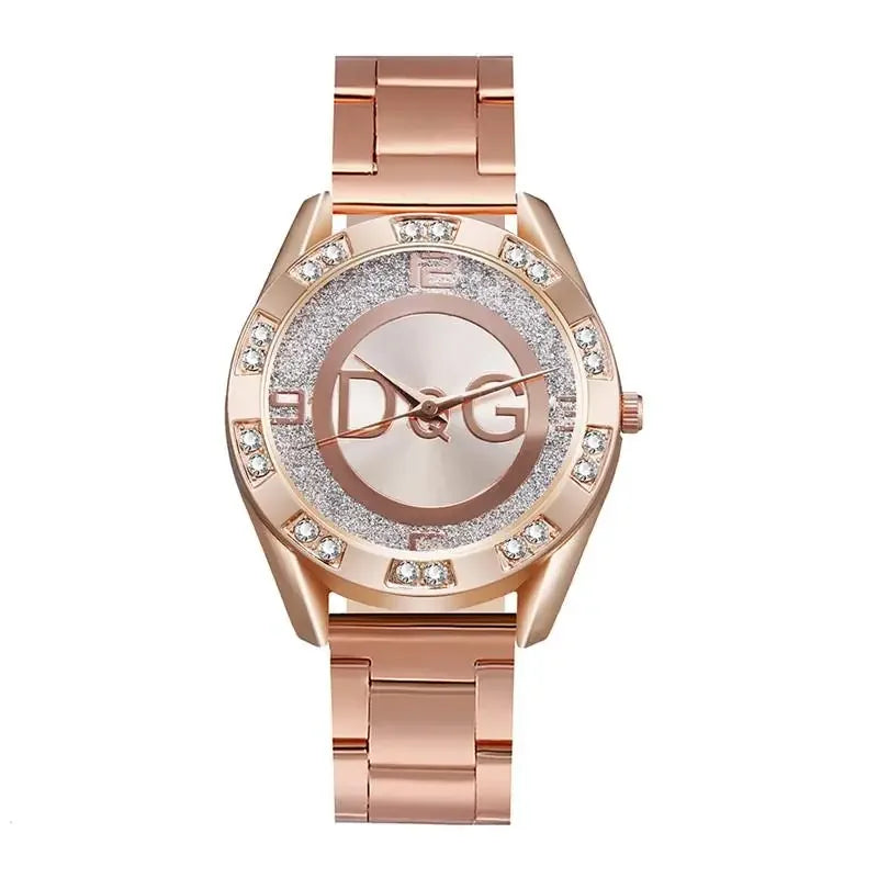 Women Luxury Rhinestone Stainless Steel Quartz Watch