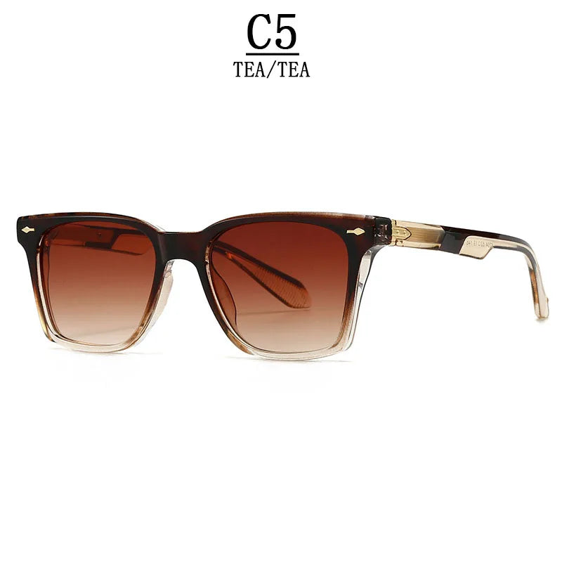 Women's Trendy Photochromic Vintage Square Sunglasses