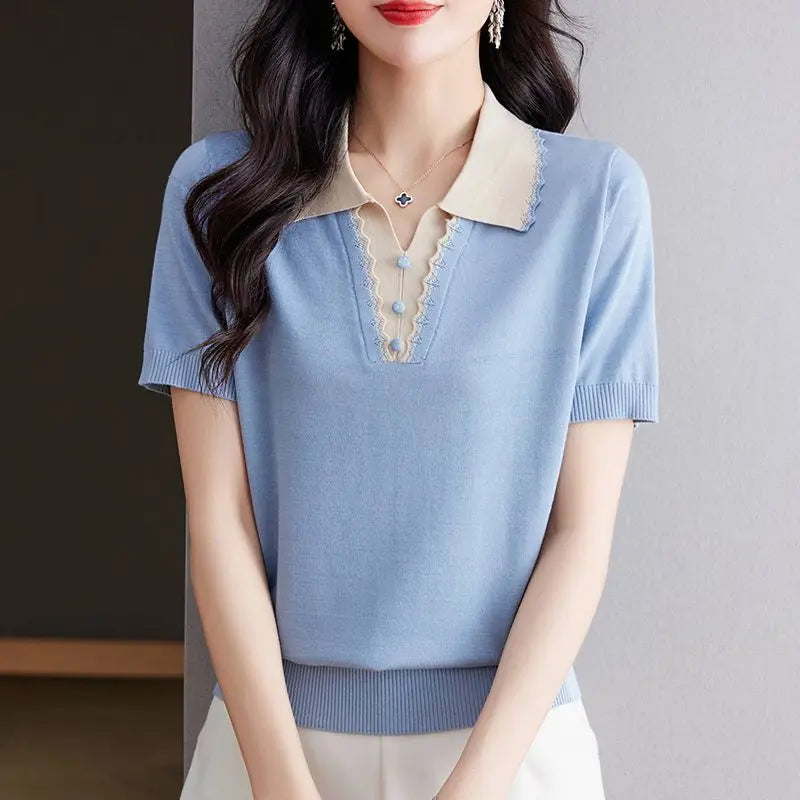 women v neck t shirts