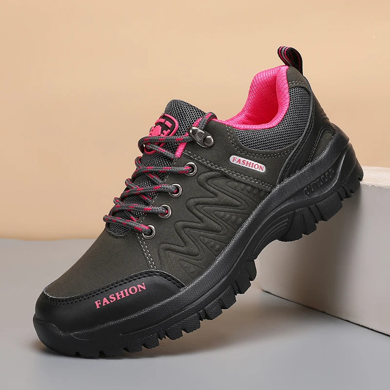 Women Waterproof Non-Slip Hiking Sneakers