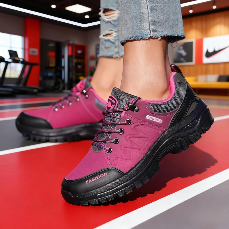 Women Waterproof Non-Slip Hiking Sneakers