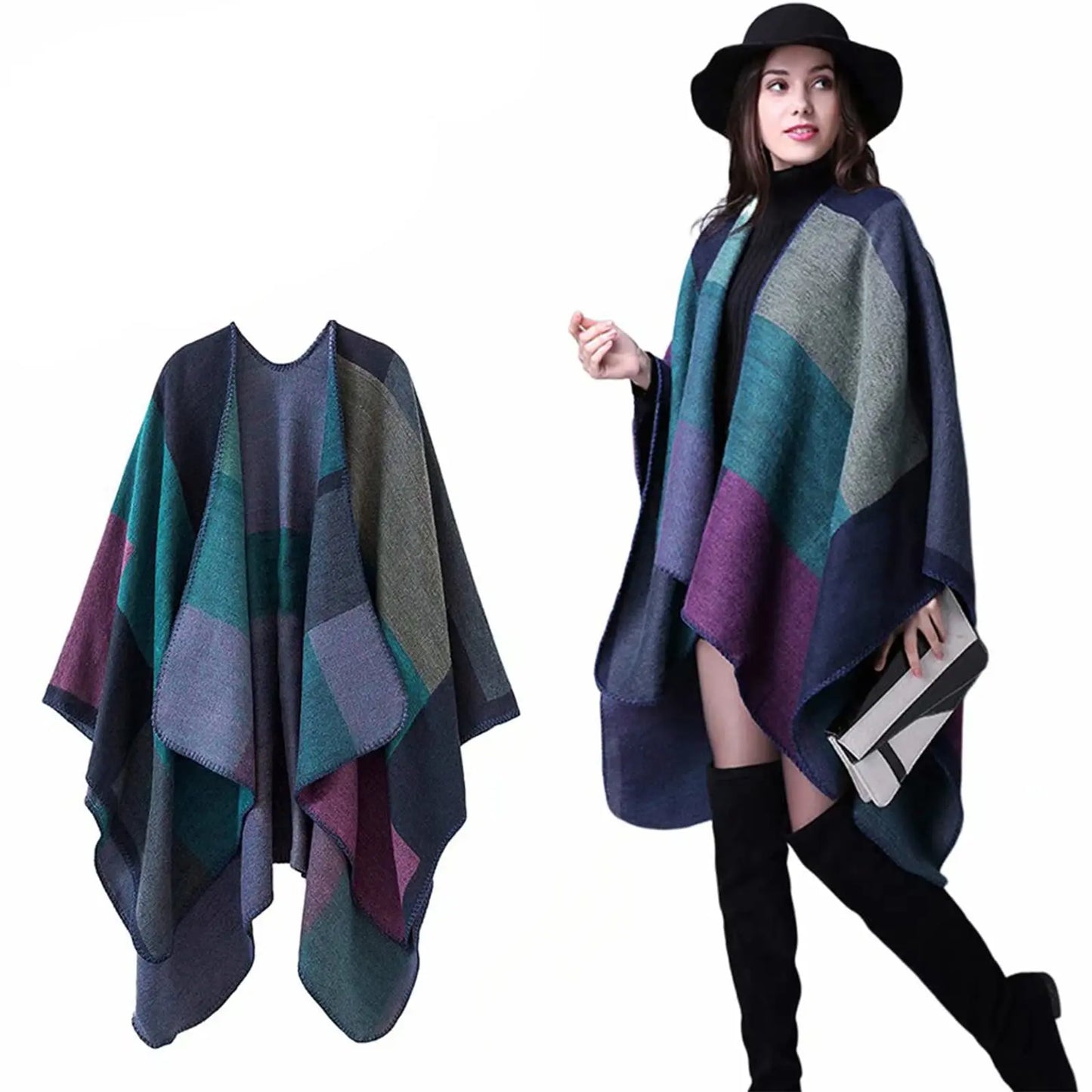 winter poncho
