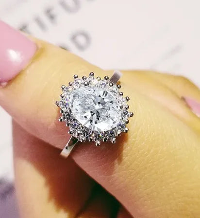 Women's 925 Sterling Silver Adjustable Wedding Ring