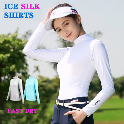 Women's Anti-UV Golf Shirts for Summer