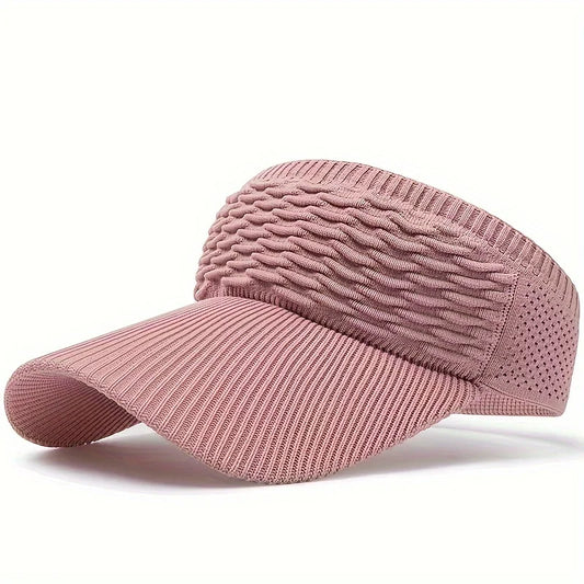 Women's Breathable Knitted Tennis Sun Shield Visor