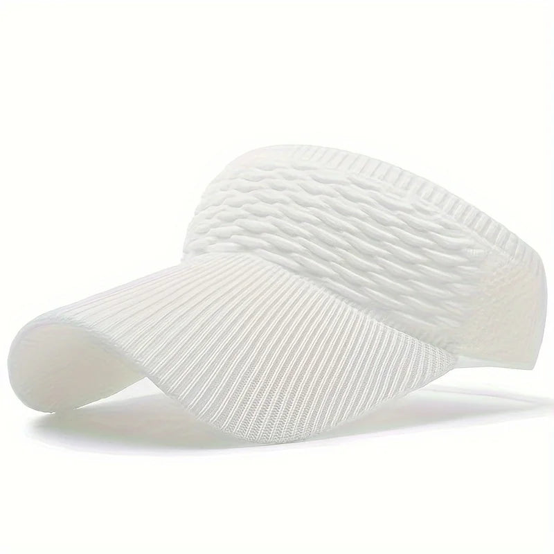 Women's Breathable Knitted Tennis Sun Shield Visor