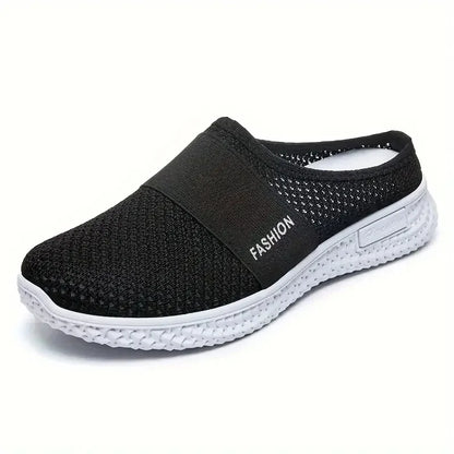 Women's Comfortable Breathable Solid Mules Slippers