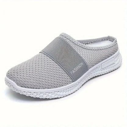 Women's Comfortable Breathable Solid Mules Slippers