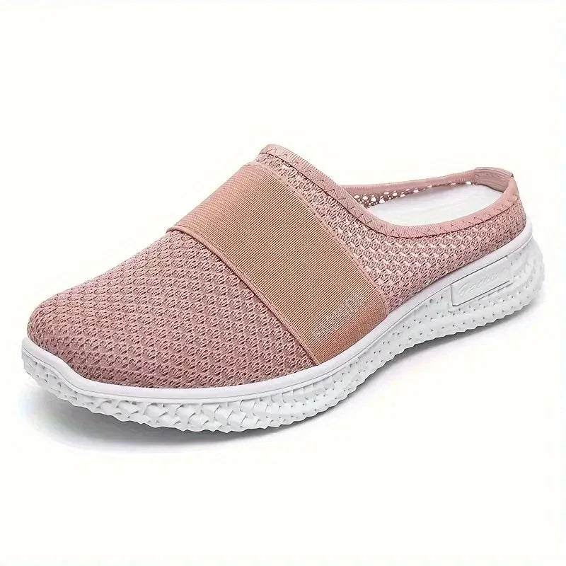 Women's Comfortable Breathable Solid Mules Slippers