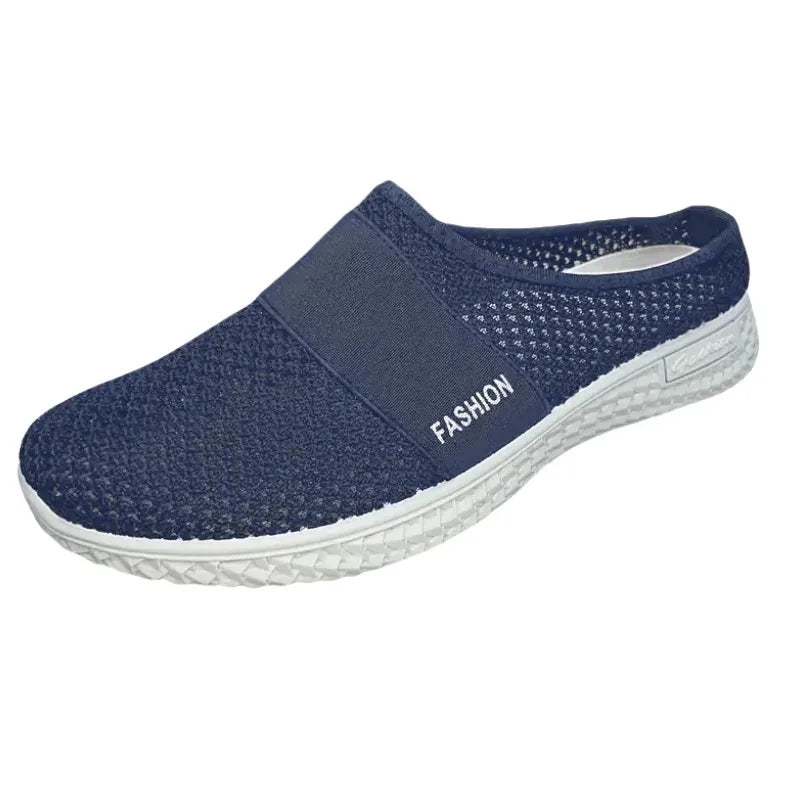 Women's Comfortable Breathable Solid Mules Slippers