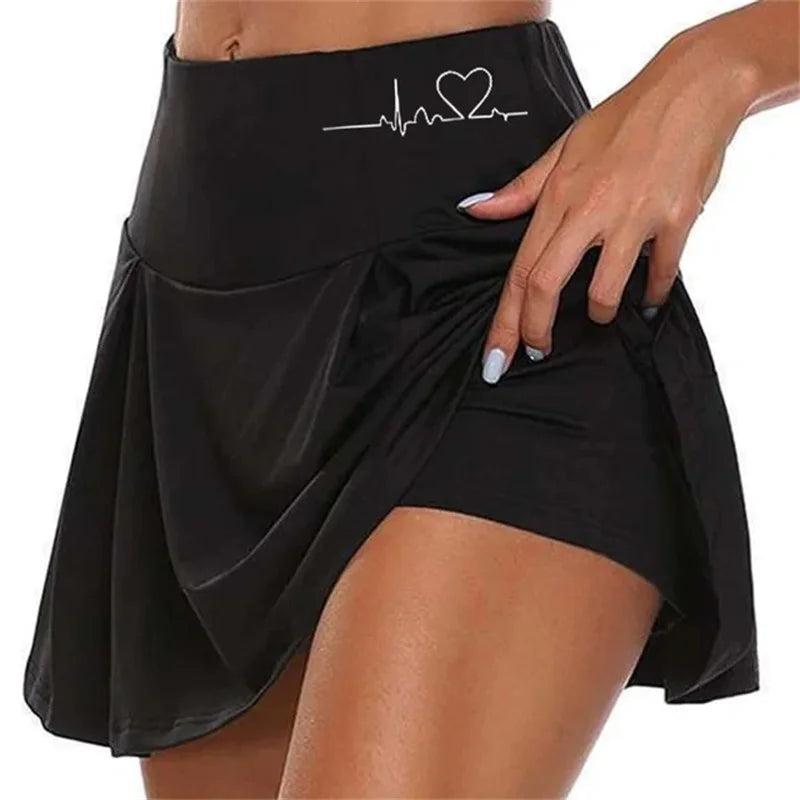 Women’s Double-Layer Summer Sports Skirt
