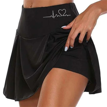 Women’s Double-Layer Summer Sports Skirt
