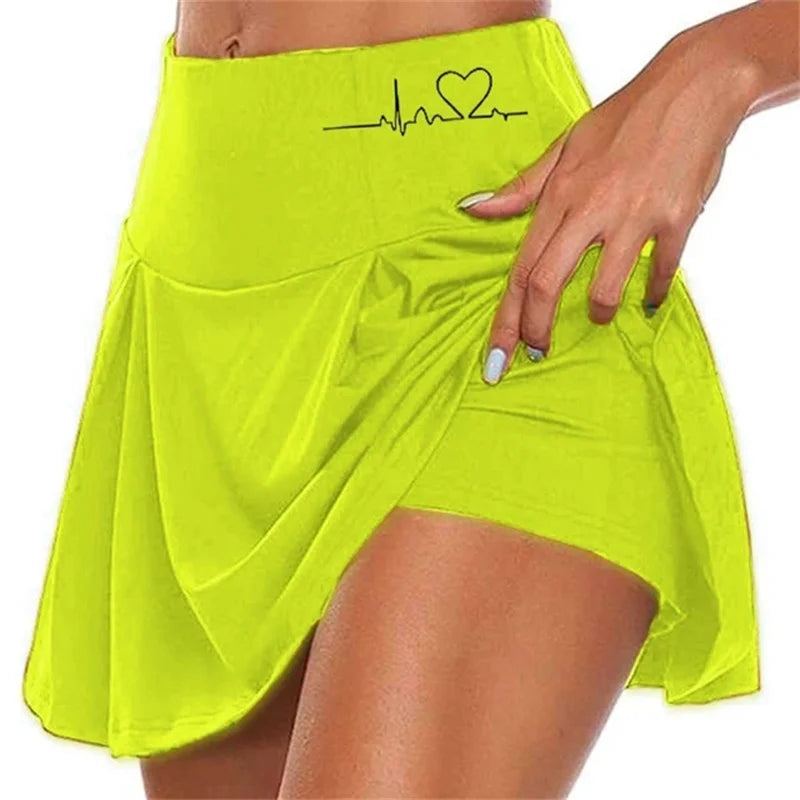 Women’s Double-Layer Summer Sports Skirt
