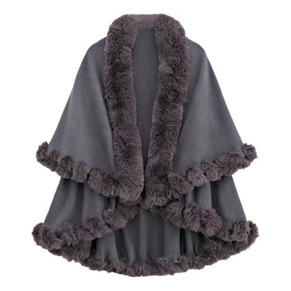 womens knitted poncho
