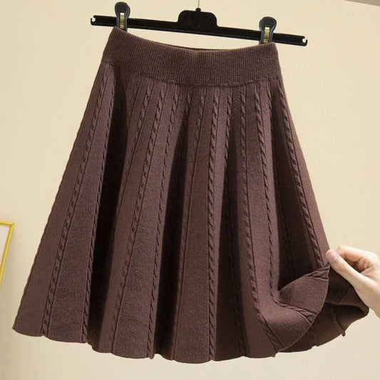Pleated Midi Skirt