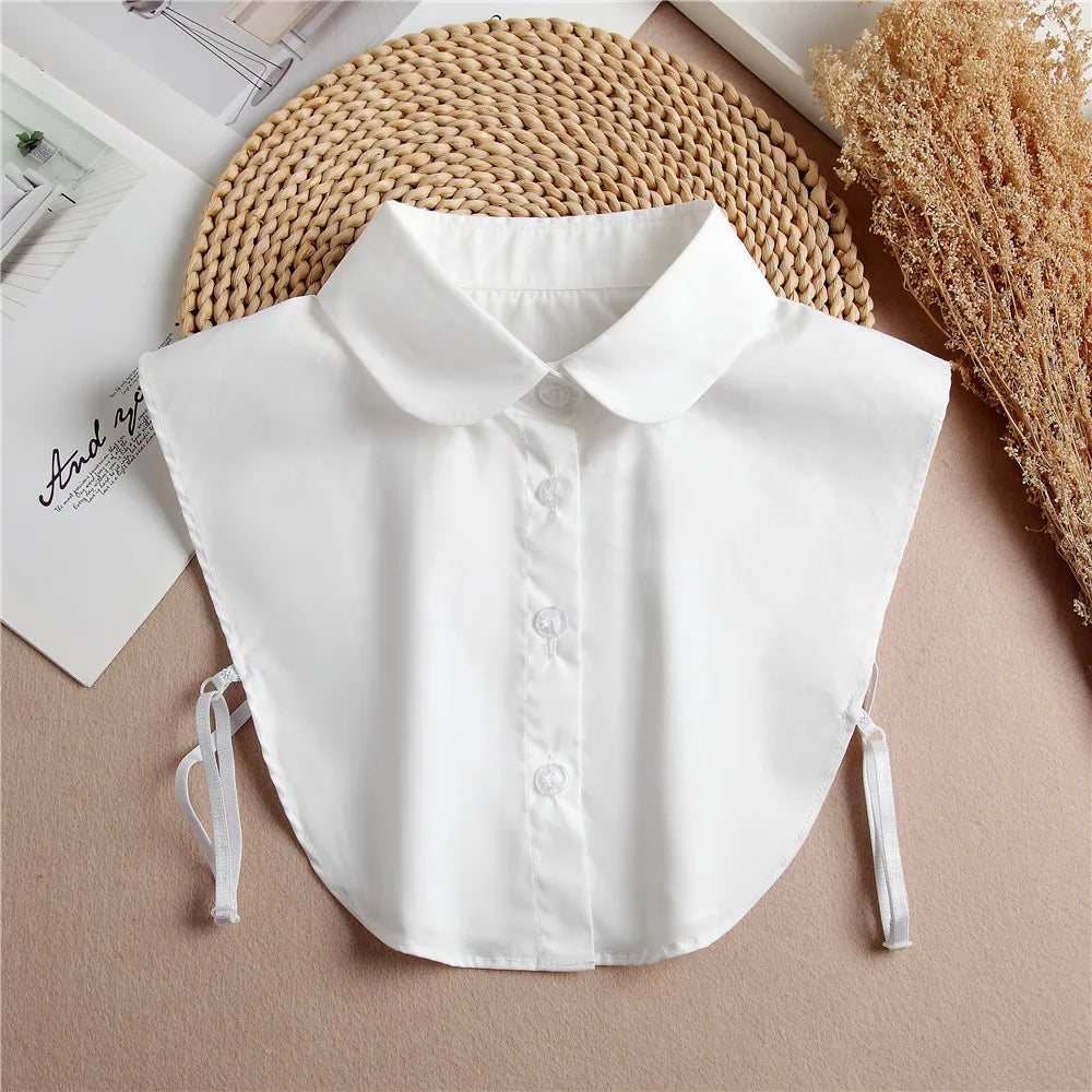 white collar shirt

