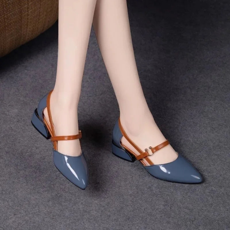Women Pointed Toe Flat Summer Sandals