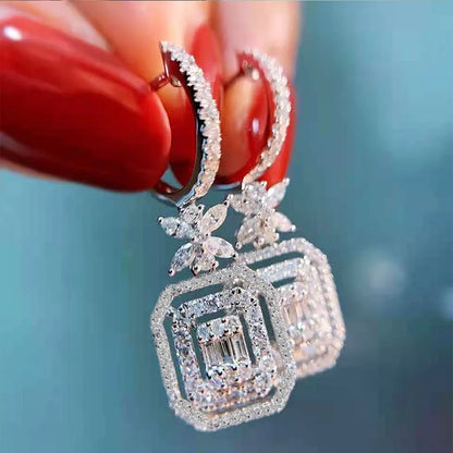 Women's Silver Dangle Earrings