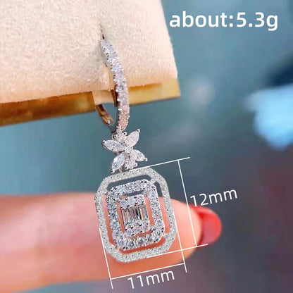 Women's Silver Dangle Earrings