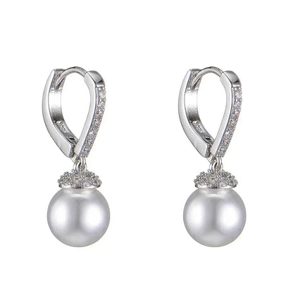 Women's Silver Temperament Dangle Earrings