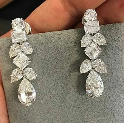 Women's Silver Temperament Dangle Earrings