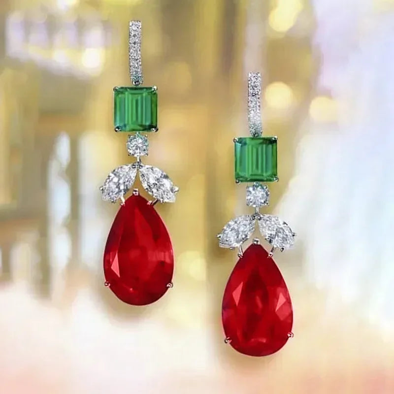 Women's Silver Temperament Dangle Earrings