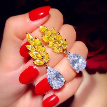 Women's Silver Temperament Dangle Earrings