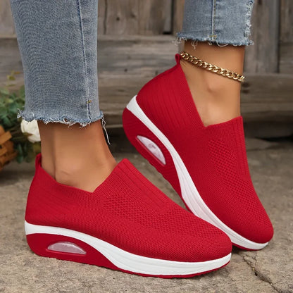 Women's Wedge Sneakers Comfortable Casual