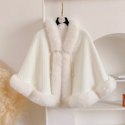 women's winter poncho
