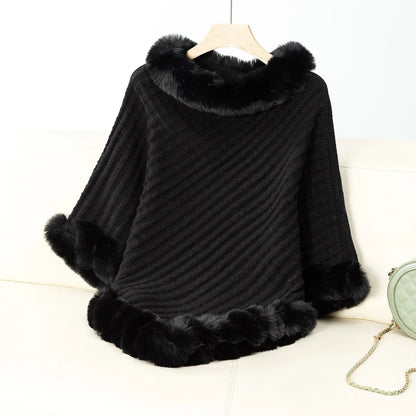 fur collar coat
