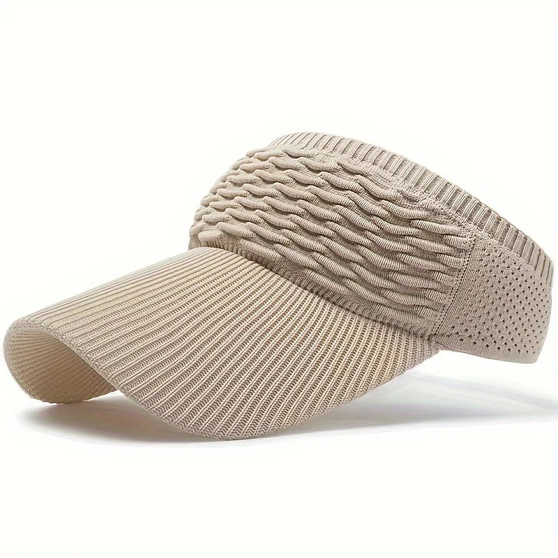 Women's Breathable Knitted Tennis Sun Shield Visor