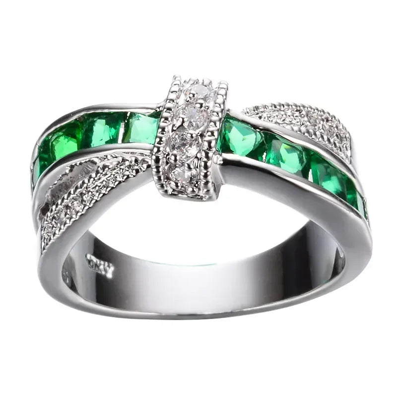 Women's Crystal Engagement Rings
