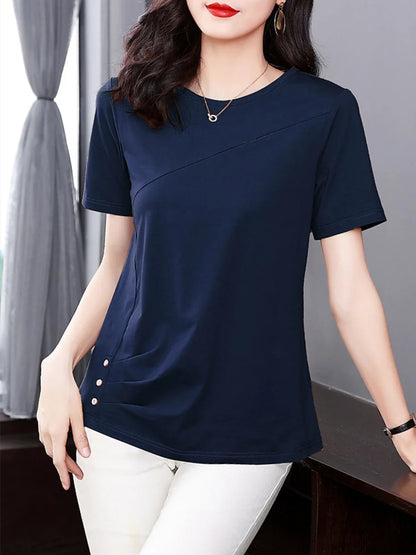 short sleeve blouses for ladies