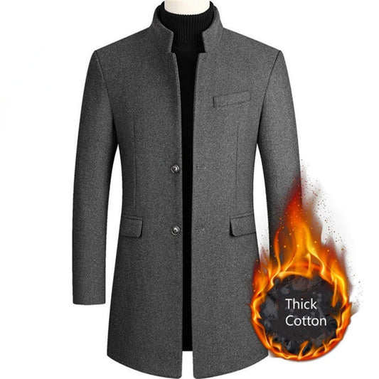 Stylish Slim Fit Woolen Cardigan Jacket for Men
